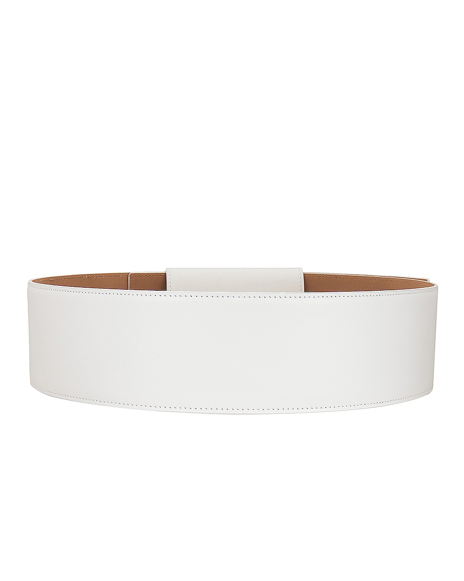 Ala A Knot Belt In Blanc Optique Fwrd