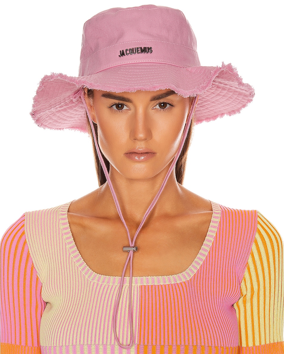 Jacquemus Le Bob Artichaut In Pink Fwrd