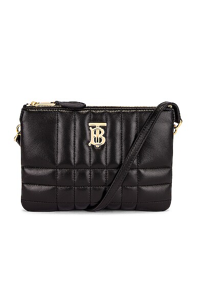 Burberry Lola Double Pouch Bag In Black Fwrd