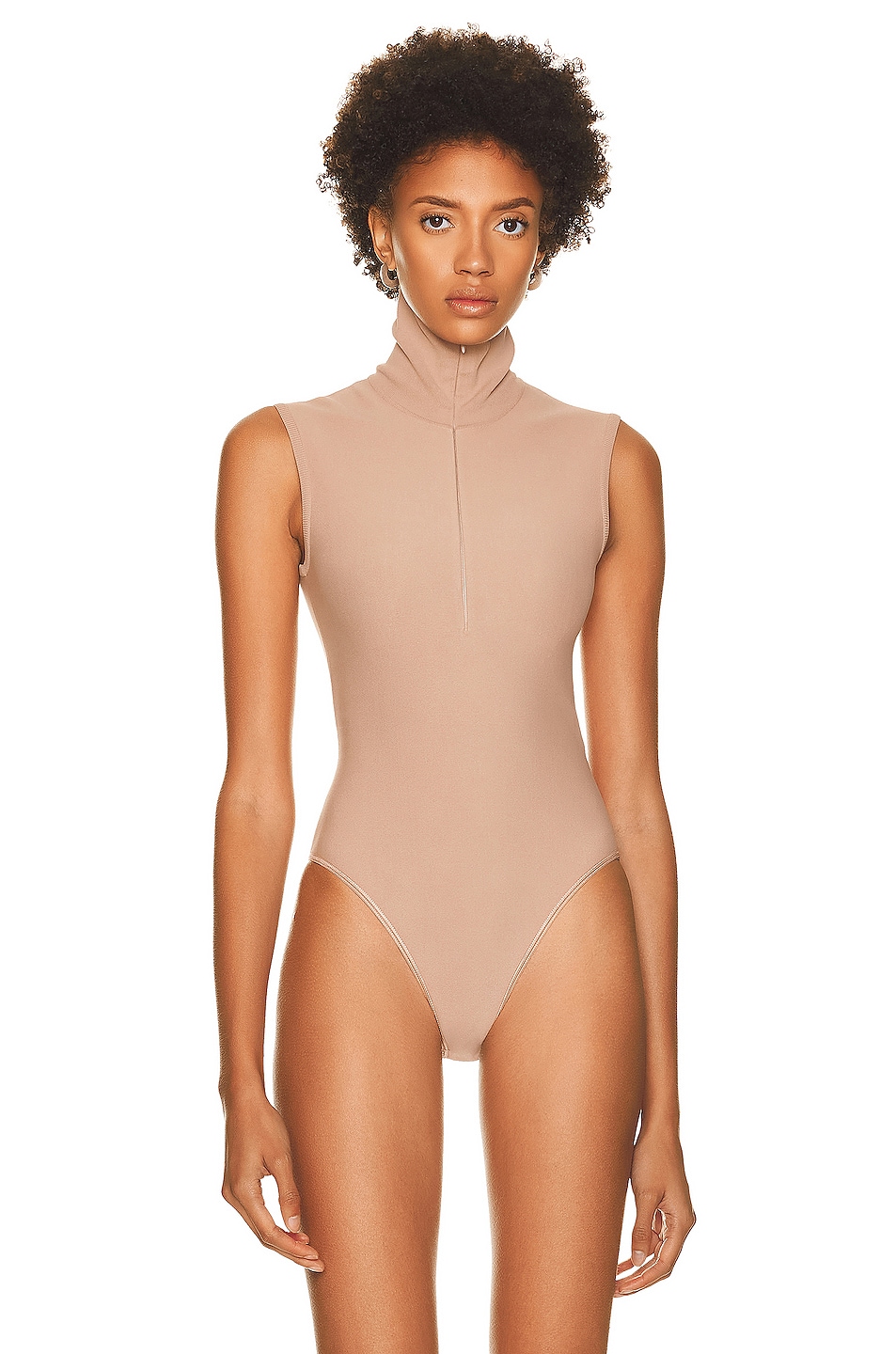 Ala A Angie Bodysuit In Nude Fwrd