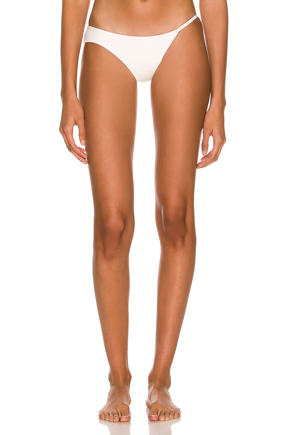 Christopher Esber Asymmetric Bikini Bottom In White FWRD