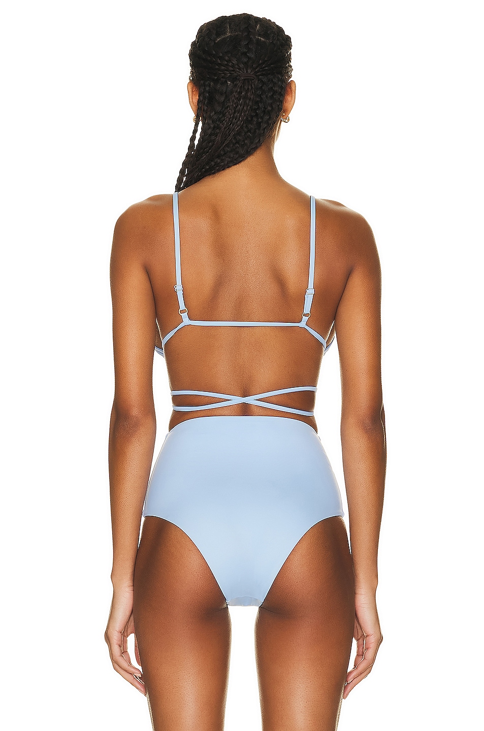 Palm Talise Bikini Top In Sky Blue Fwrd