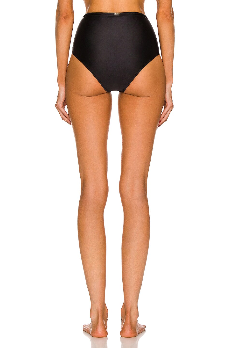 PatBO Side Tie Bikini Bottom In Black FWRD