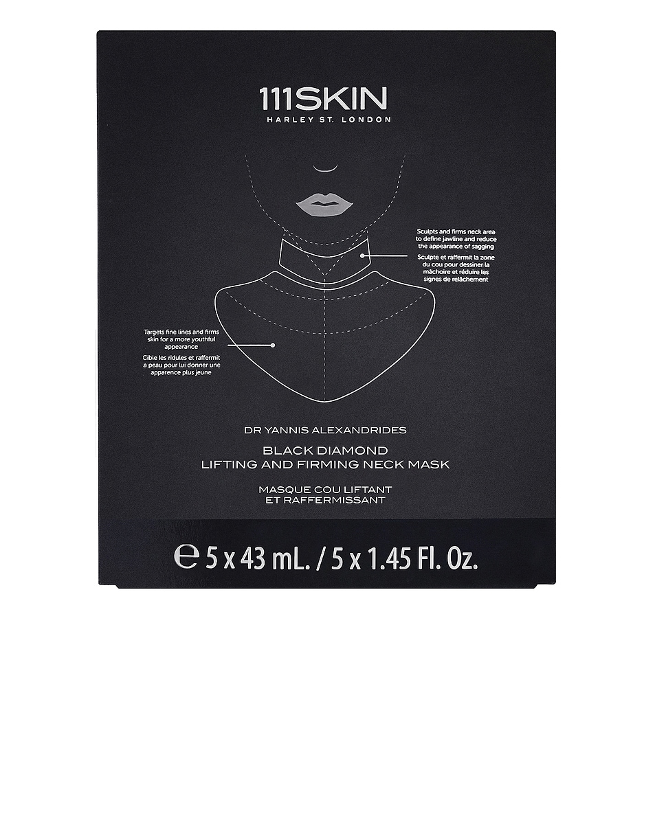 Image 1 of 111Skin Black Diamond Lifting And Firming Neck Mask 5 Pack in 