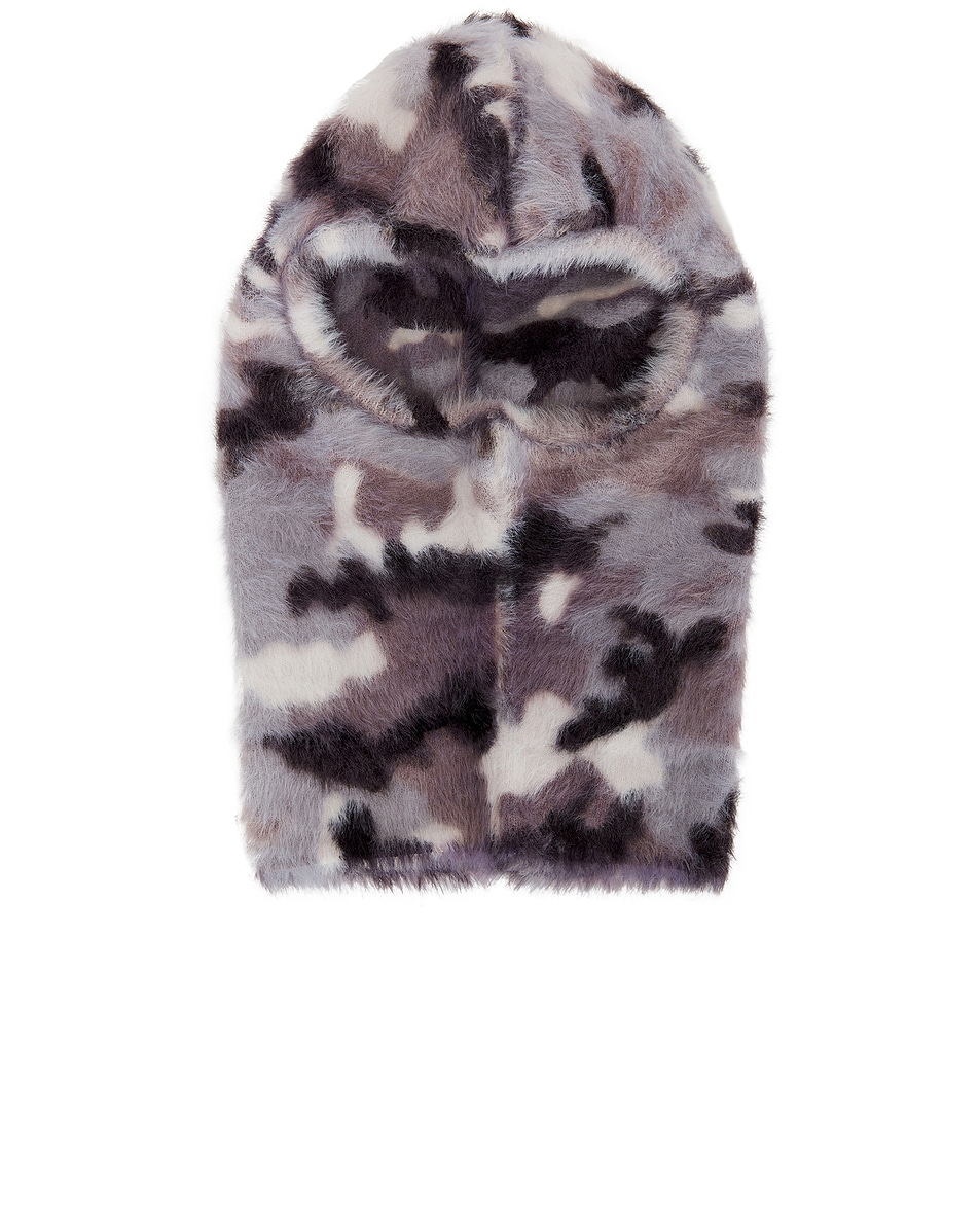 Image 1 of Acne Studios Balaclava in Shark Grey & Multi