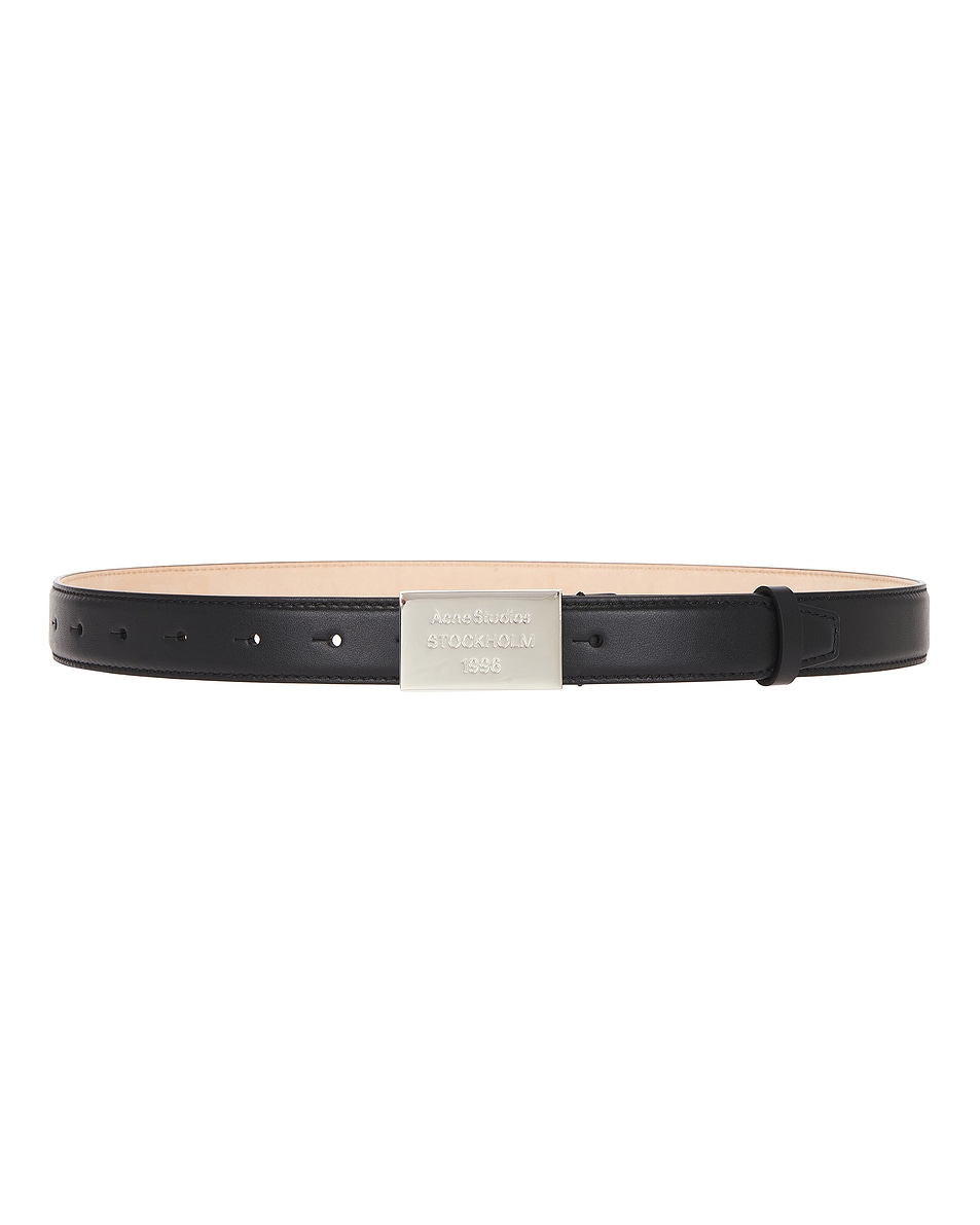 Image 1 of Acne Studios 1996 Plaque Belt in Black