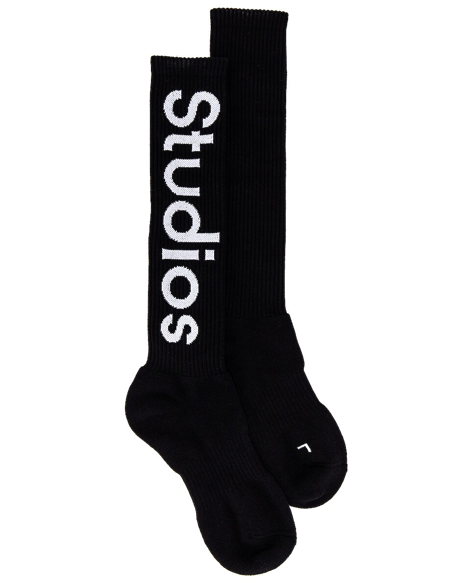 Image 1 of Acne Studios Socks in Black