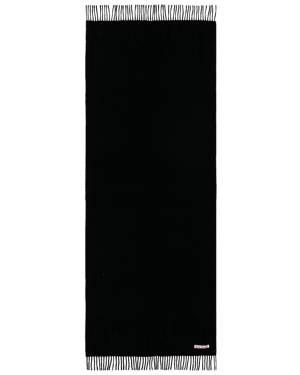 Image 1 of Acne Studios Canada New Scarf in Black