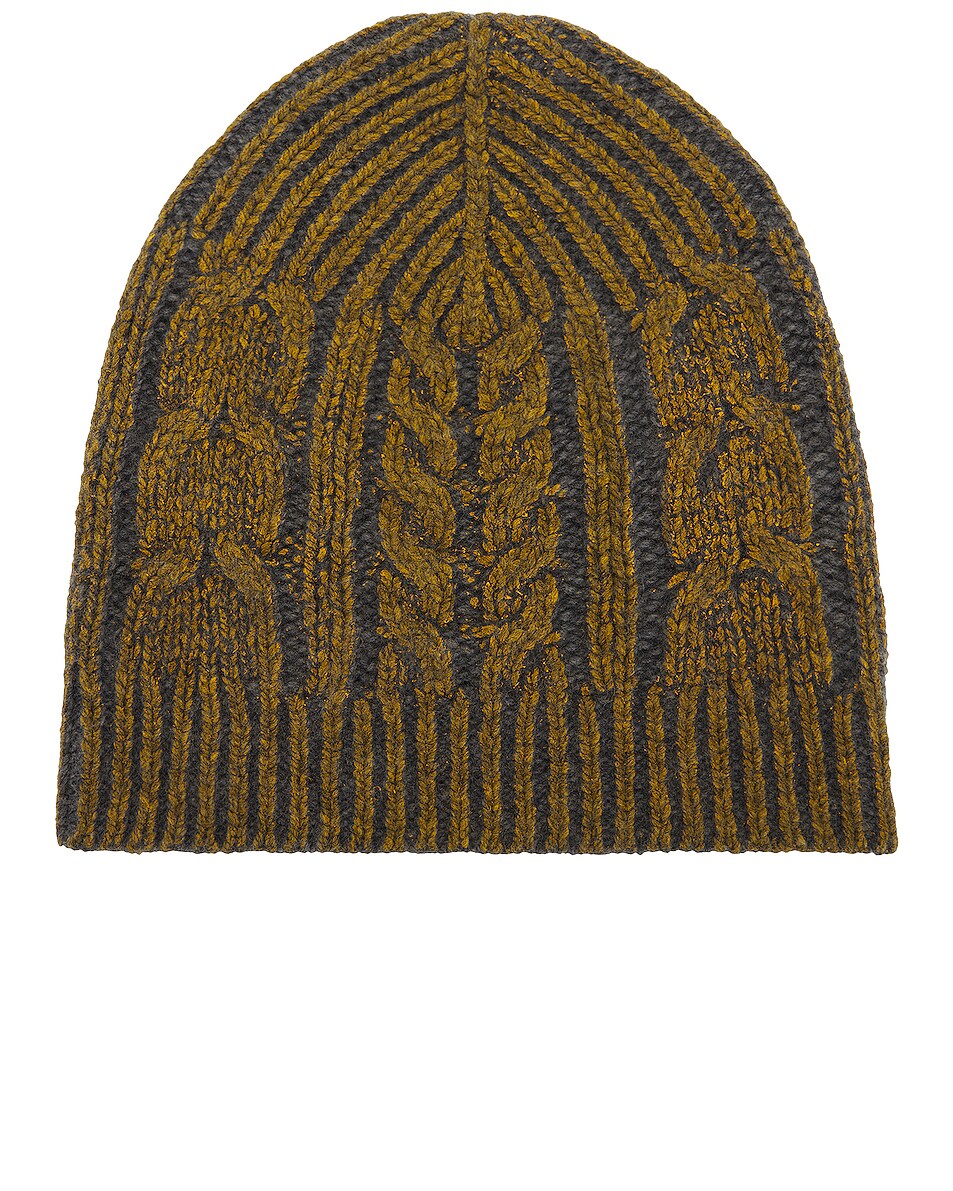 Image 1 of Acne Studios Beanie in Oil Yellow