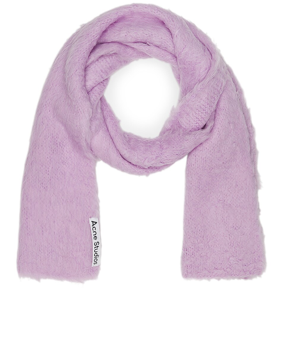 Image 1 of Acne Studios Scarf in Pale Lilac