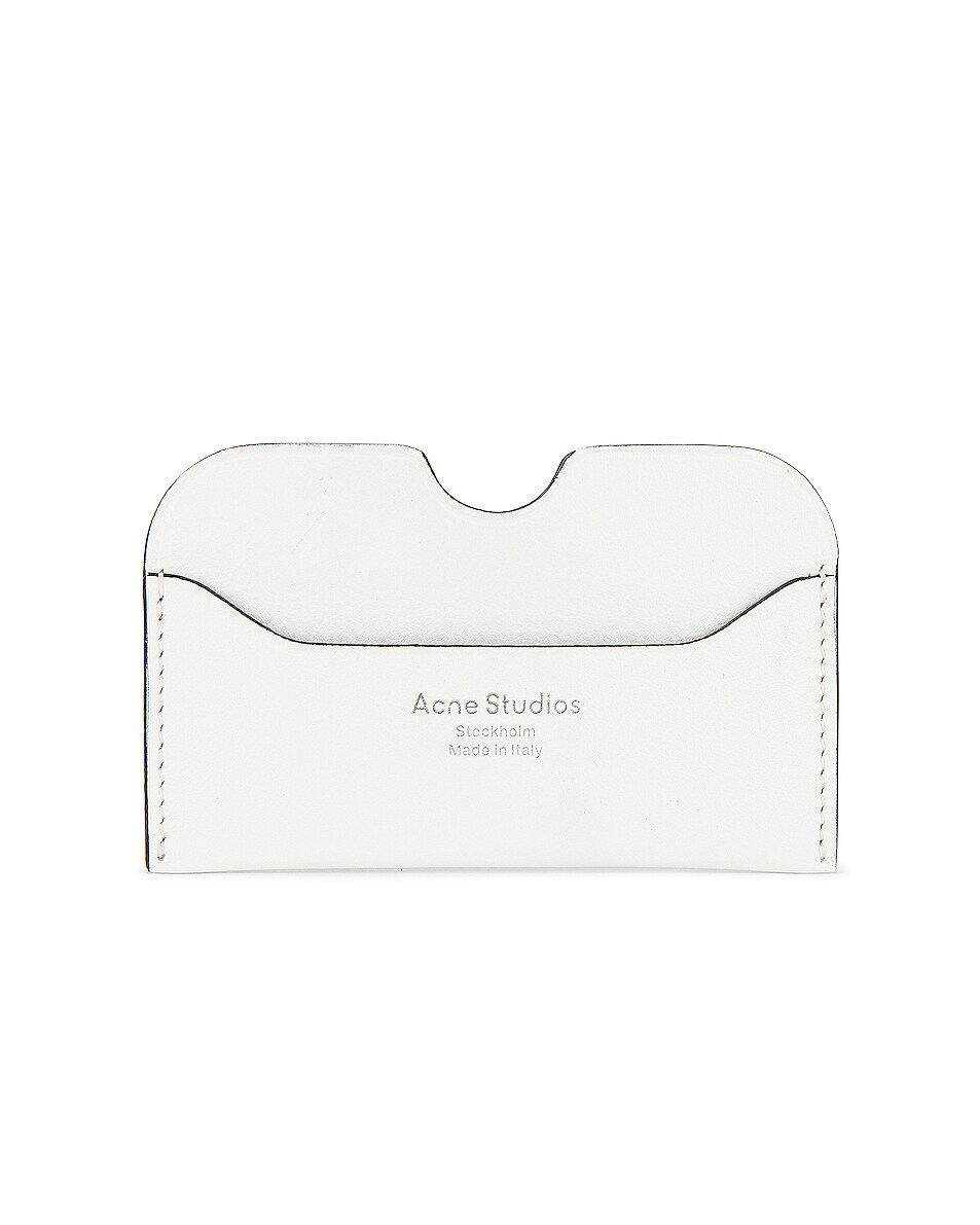 Image 1 of Acne Studios Wallet in White & Black