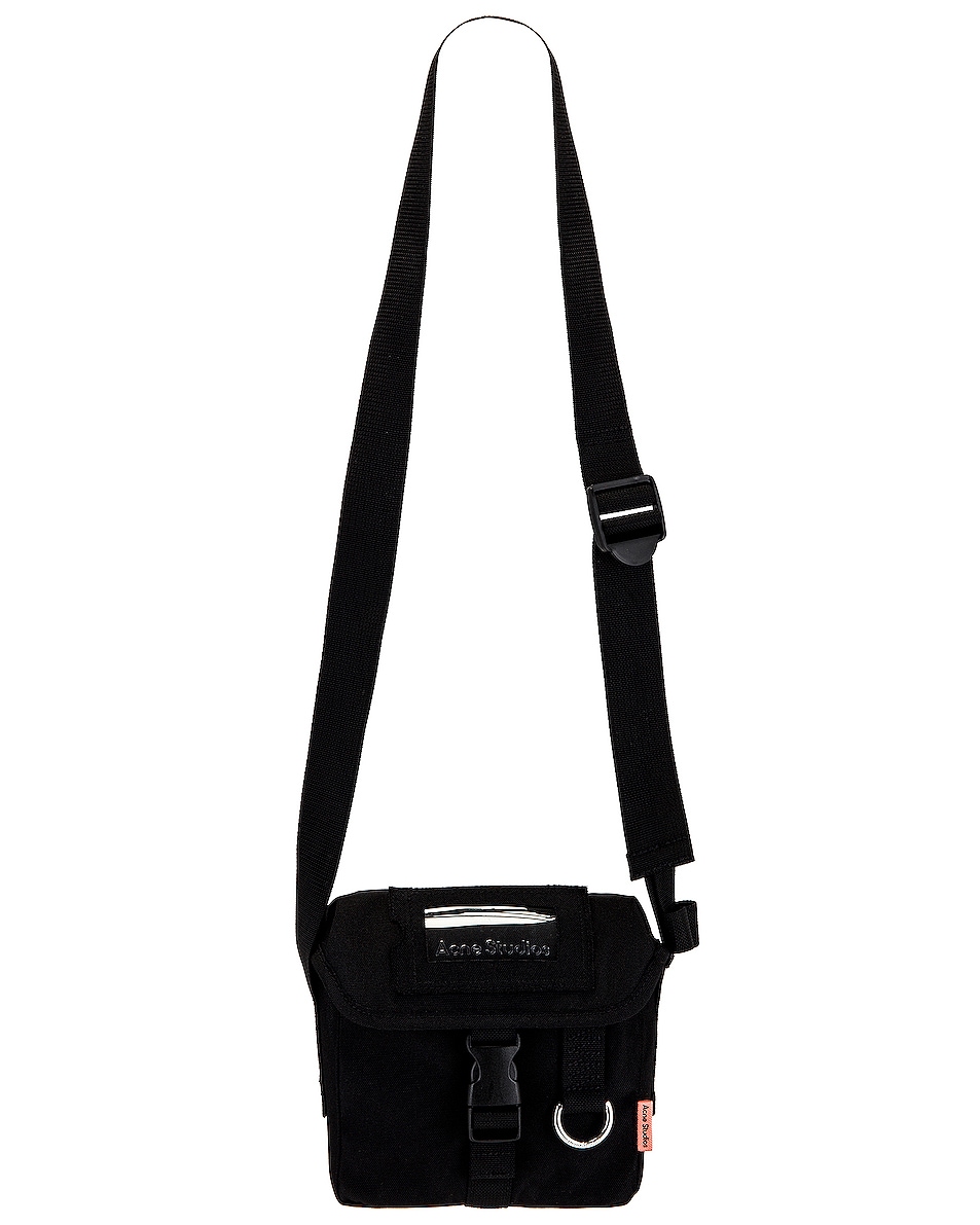 Image 1 of Acne Studios Mini Messenger Crossbody Bag in Black