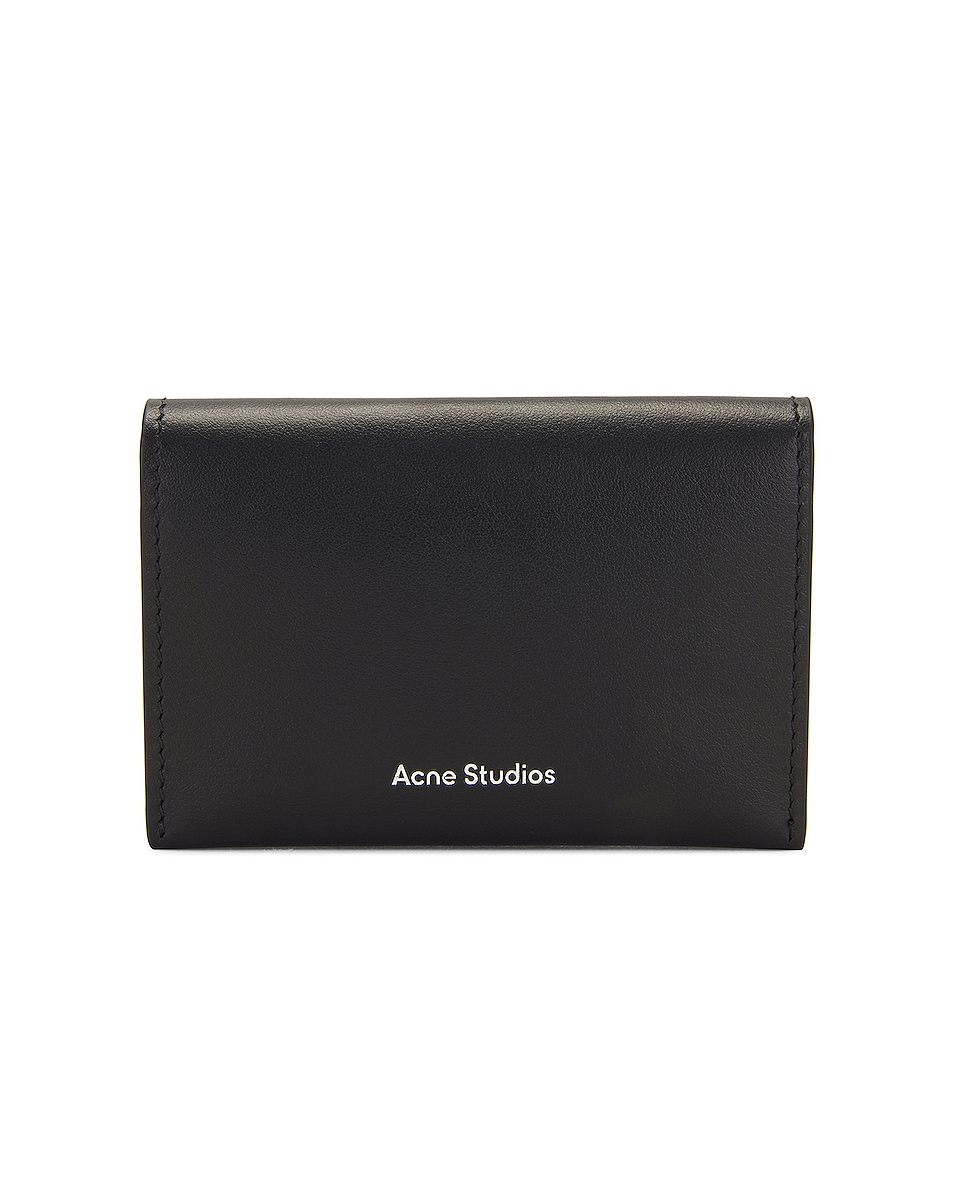 Image 1 of Acne Studios Small Leather Wallet in Black