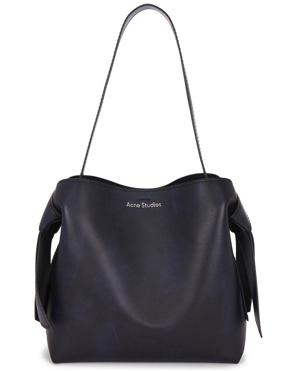 Image 1 of Acne Studios Musubi Tote in Navy Blue