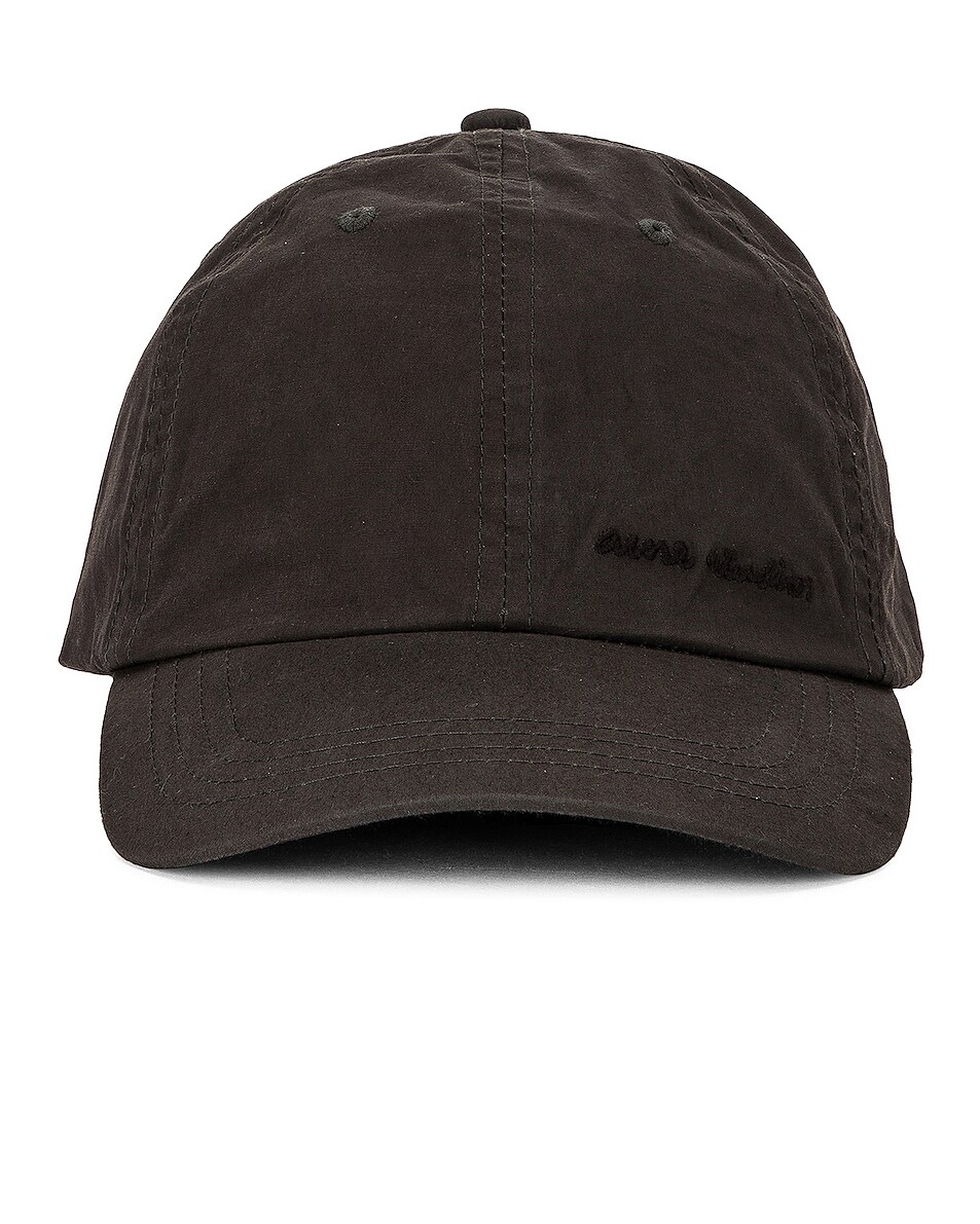 Image 1 of Acne Studios Baseball Hat in Anthracite Grey