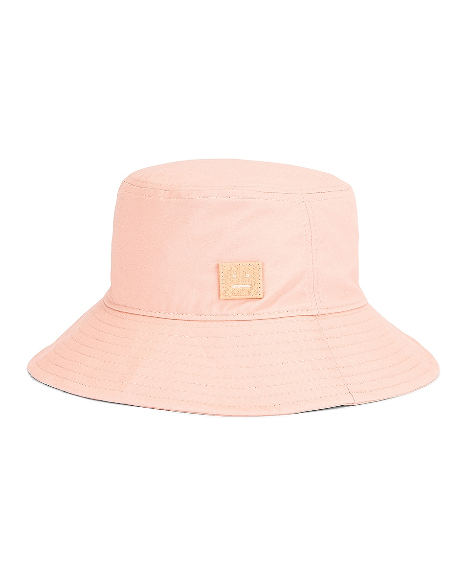 Image 1 of Acne Studios Buko Face Bucket Hat in Light Pink