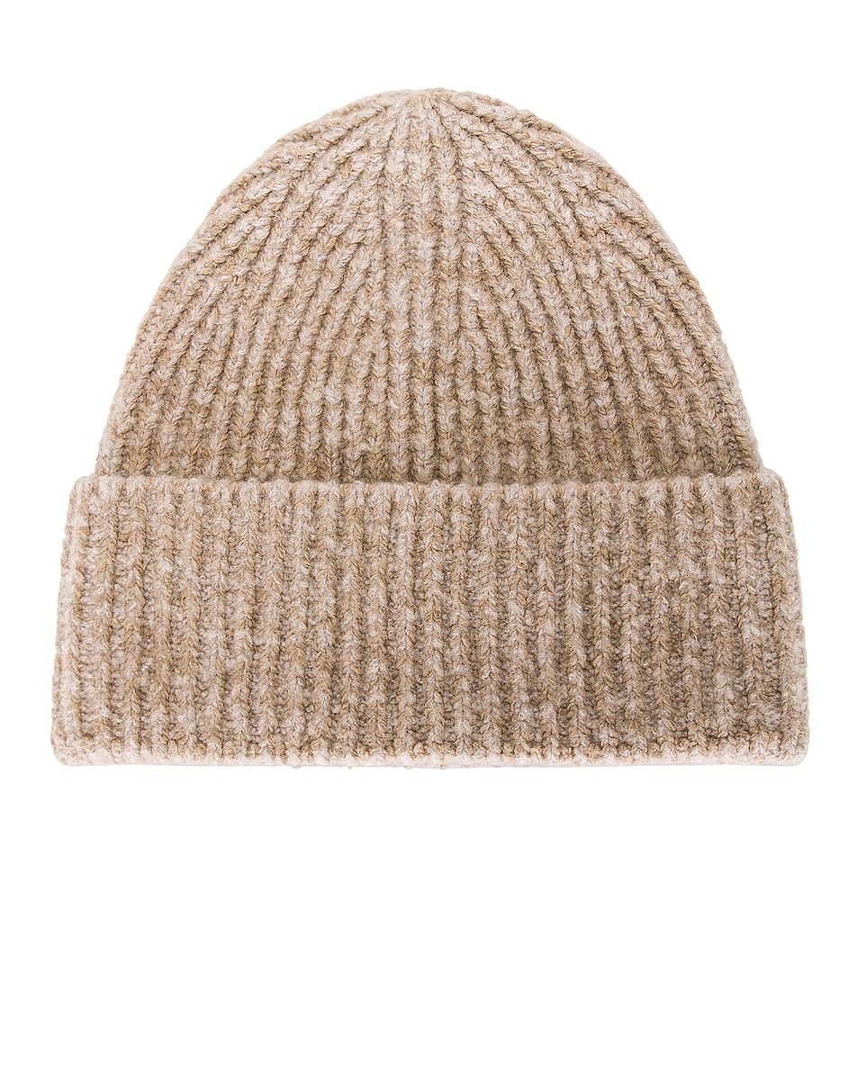 Image 1 of Acne Studios Beanie in Light Taupe