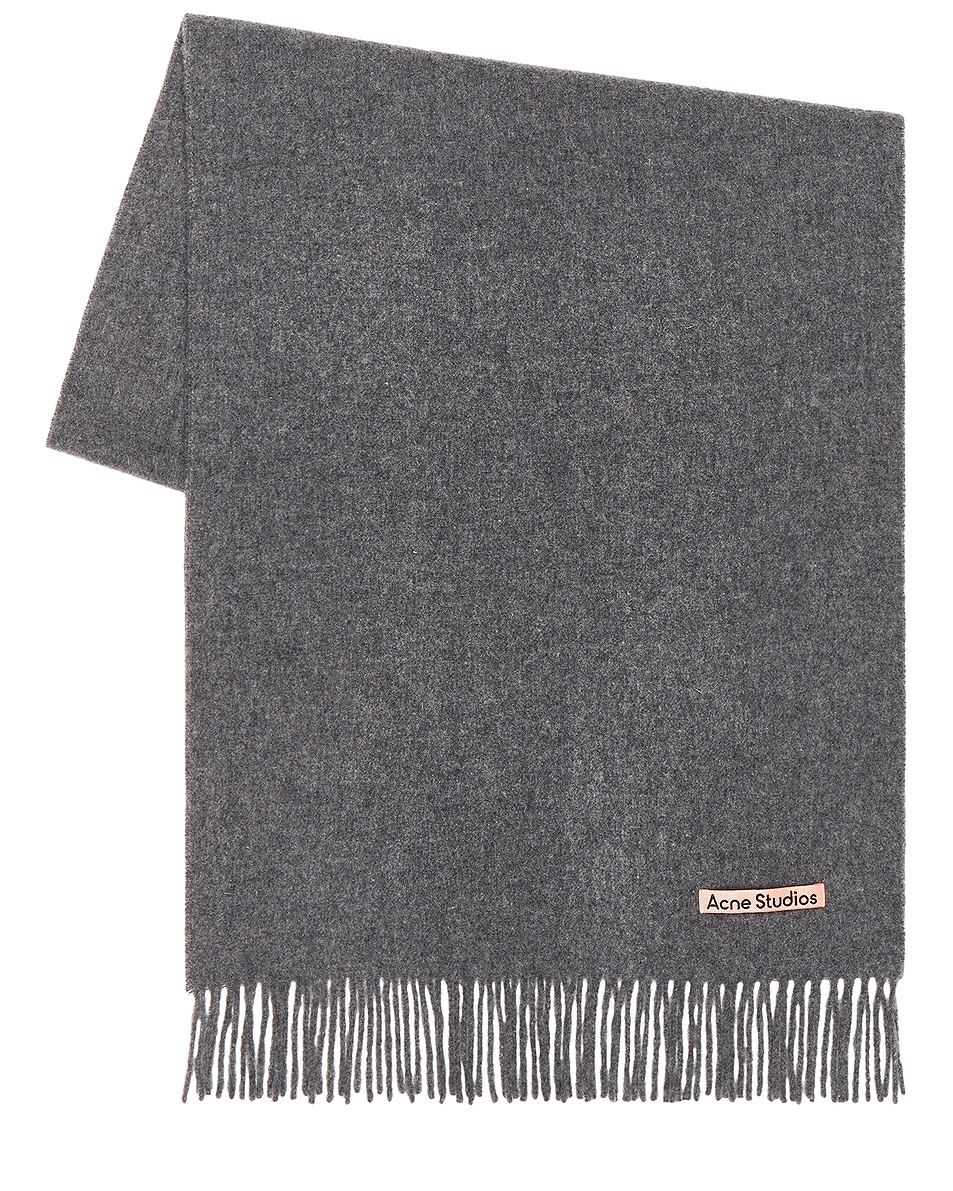 Image 1 of Acne Studios Canada Scarf in Grey Melange