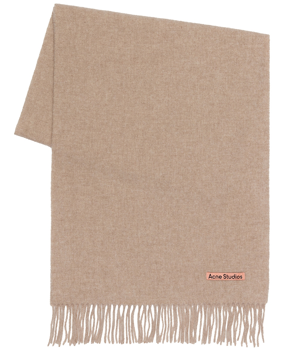 Image 1 of Acne Studios Canada Scarf in Oatmeal Melange
