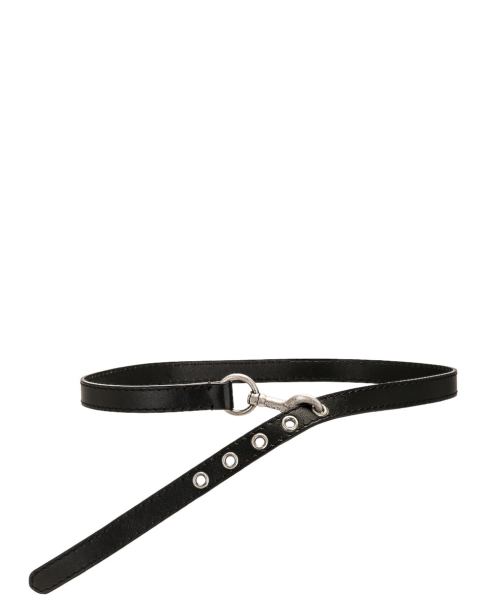Image 1 of Acne Studios Leather Belt in Black