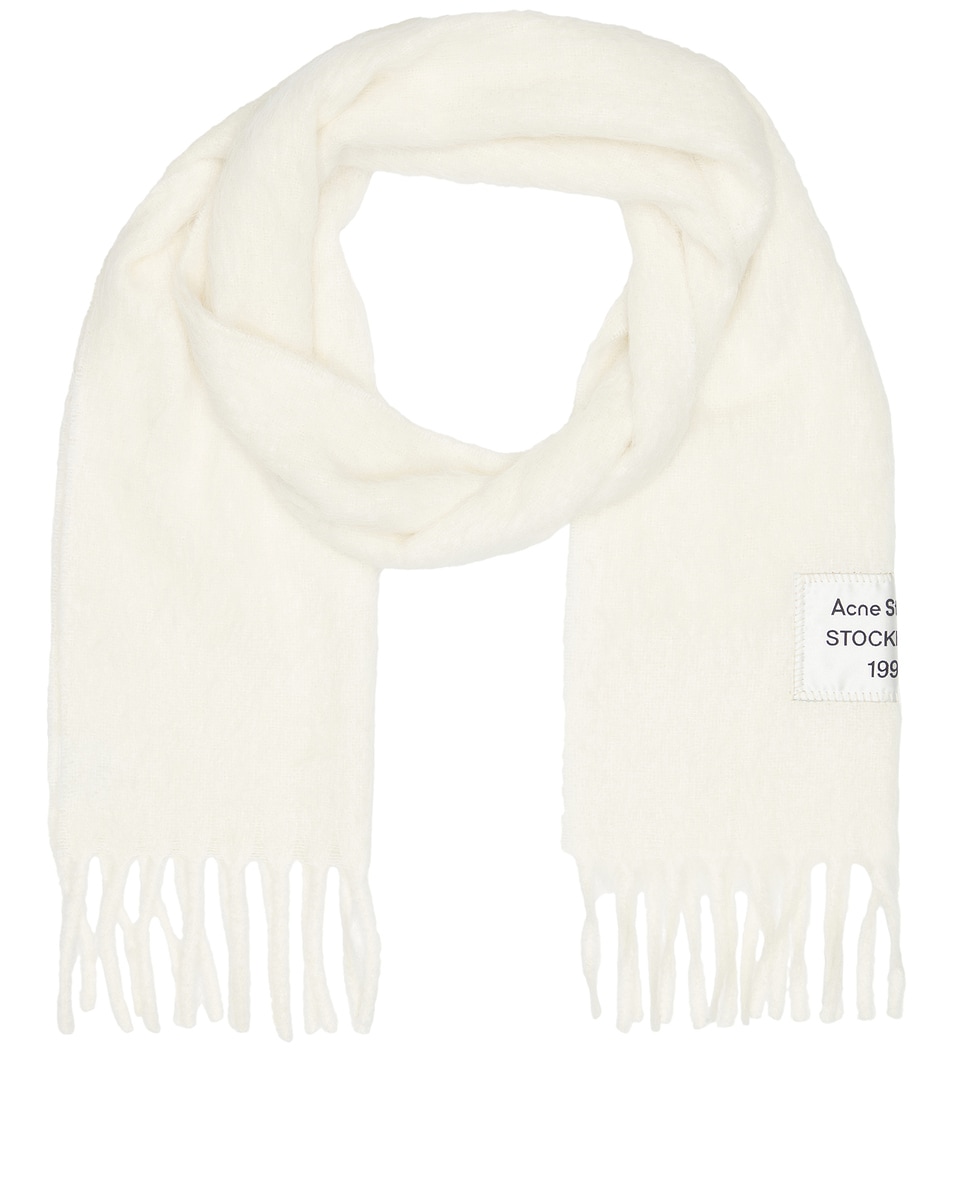 Image 1 of Acne Studios Viper Scarf in White