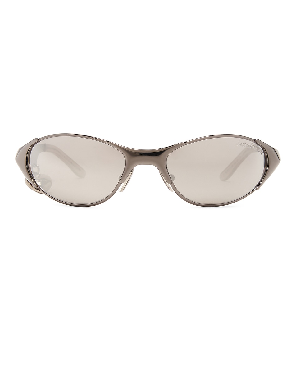 Image 1 of Acne Studios Apin Sunglasses in Antique Silver