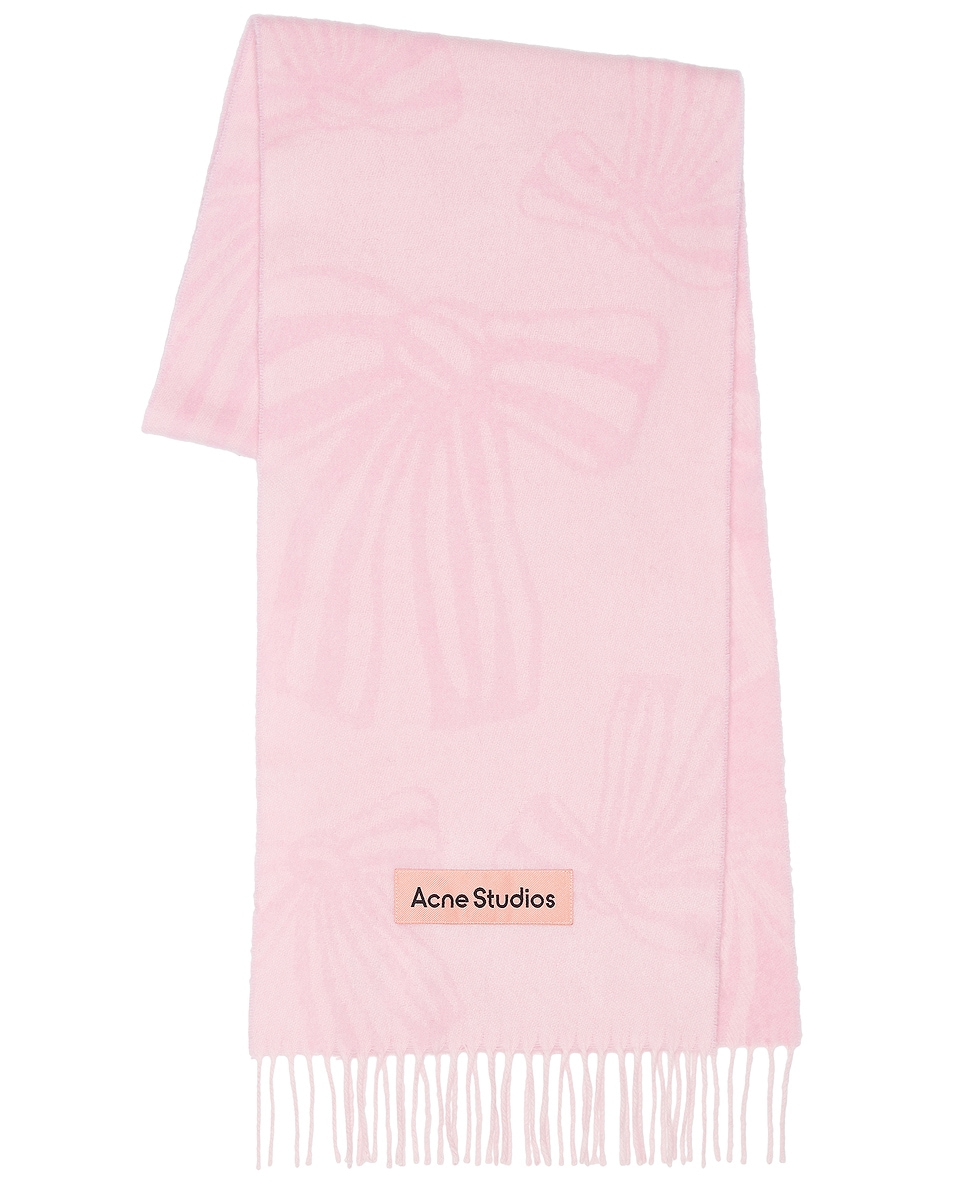 Image 1 of Acne Studios Heavy Scarf in Baby Pink