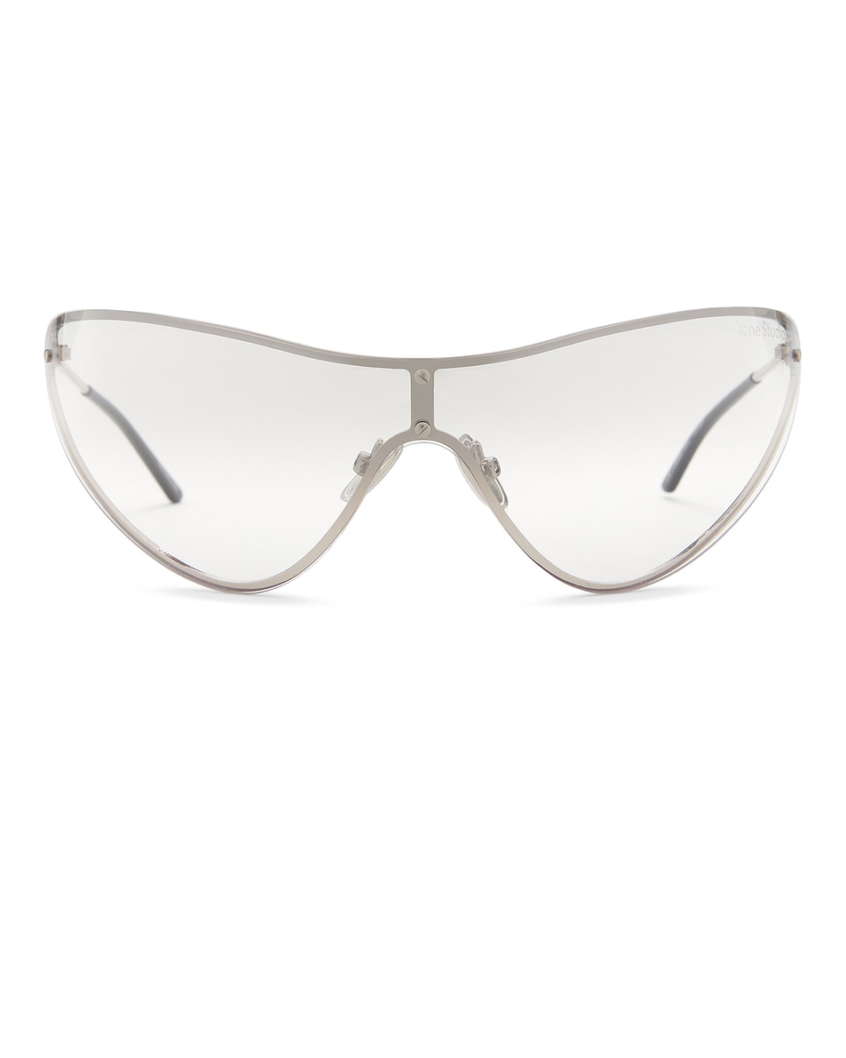 Image 1 of Acne Studios Antus Sunglasses in Transparent & Silver