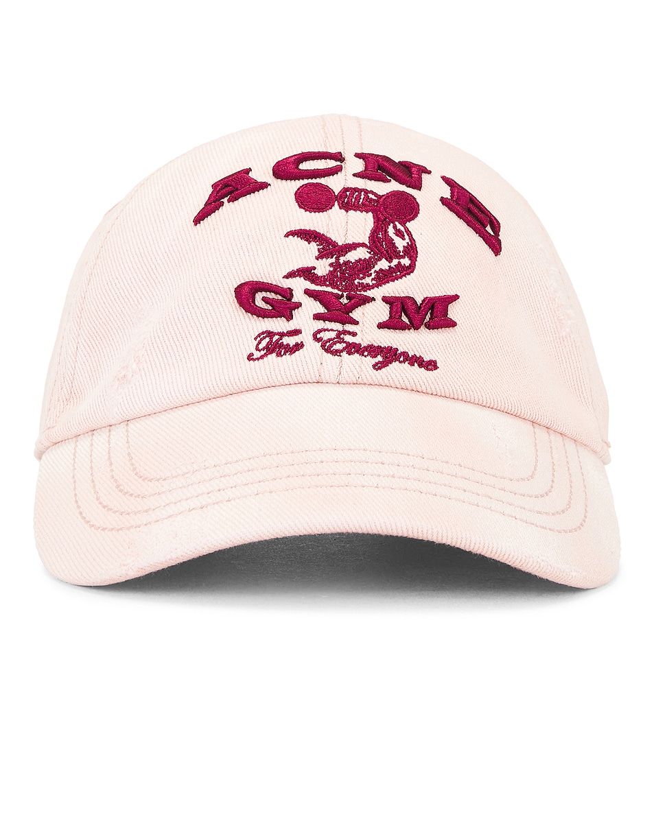 Image 1 of Acne Studios Cuddy Gym Hat in Pink
