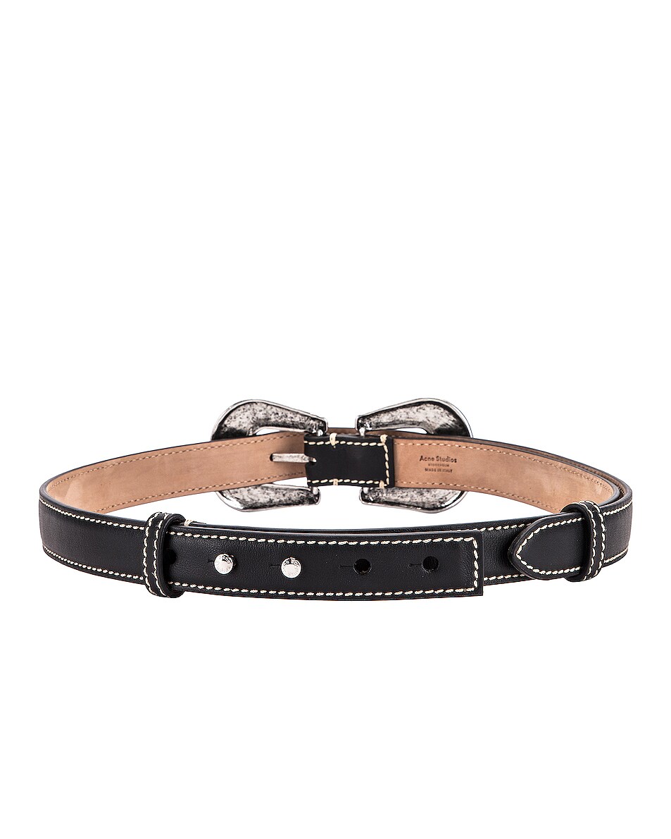 ACNE STUDIOS DOUBLE BUCKLE BELT,ACNE-WA77
