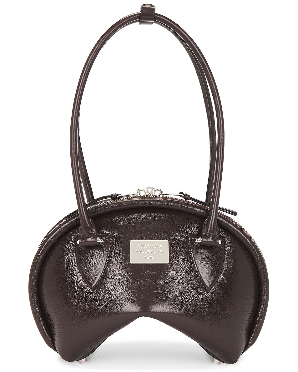 Image 1 of Acne Studios Bowlina Small Bag in Chocolate Brown