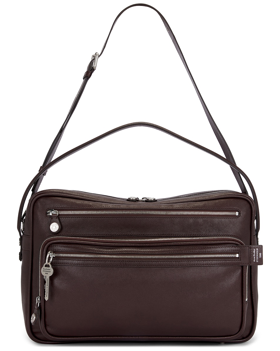Image 1 of Acne Studios Camero Camera Bag in Chocolate Brown