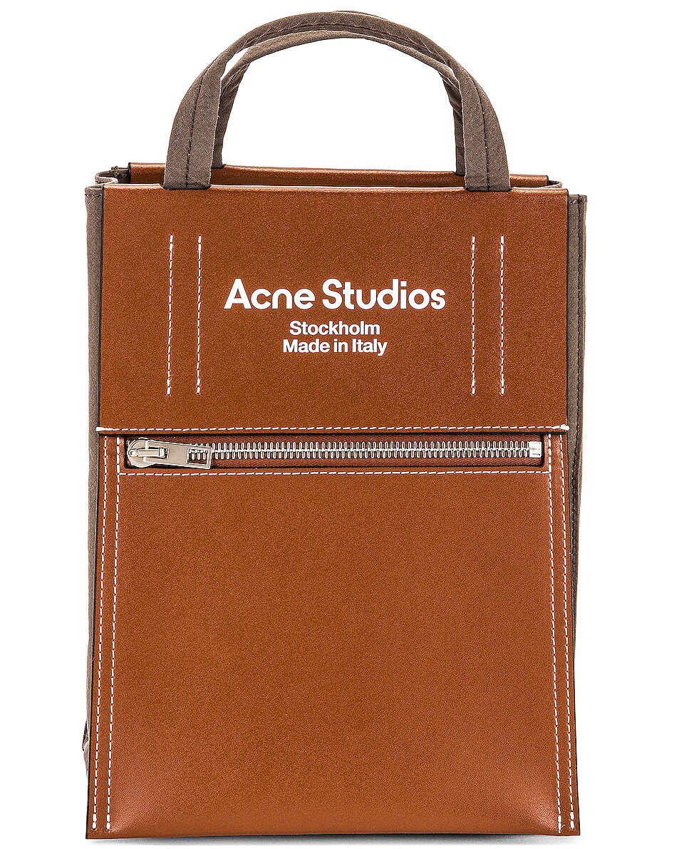 Image 1 of Acne Studios Small Baker Bag in Dark Brown