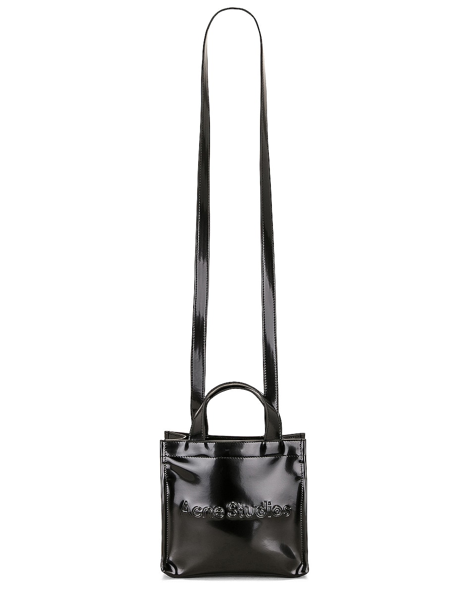 Image 1 of Acne Studios Logo Shopper Mini Bag in Black