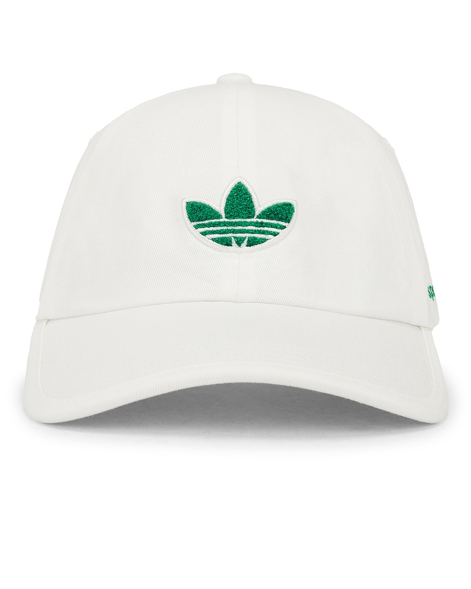 Image 1 of adidas Originals X Sporty & Rich Baseball Cap in Off White
