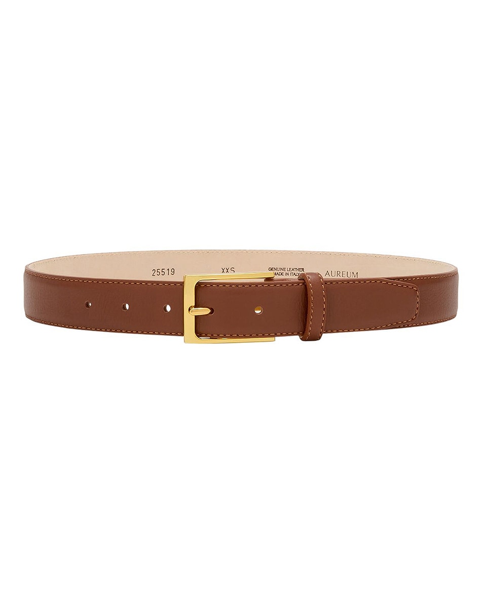 Image 1 of AUREUM No. 5 Belt in Caramel & Gold