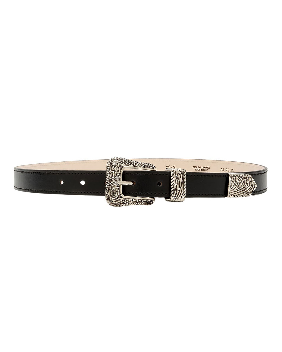 Image 1 of AUREUM No.15 Leather Belt in Black