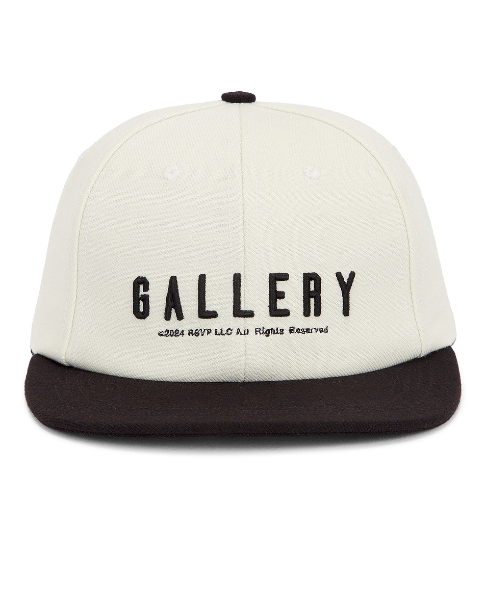 Image 1 of AGOLDE x RSVP Gallery Baseball Cap in Chalk White