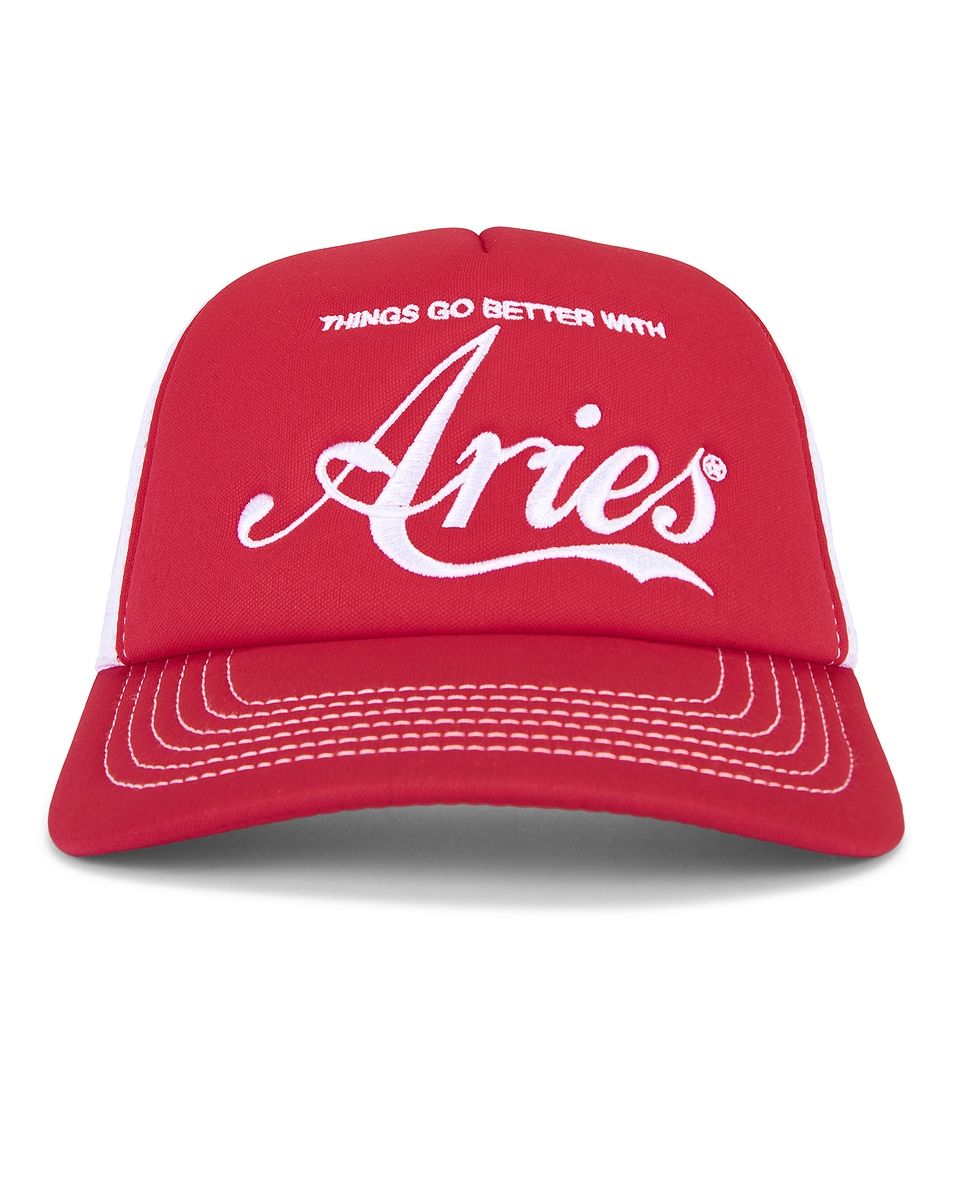 Image 1 of Aries Cola Cap in Red