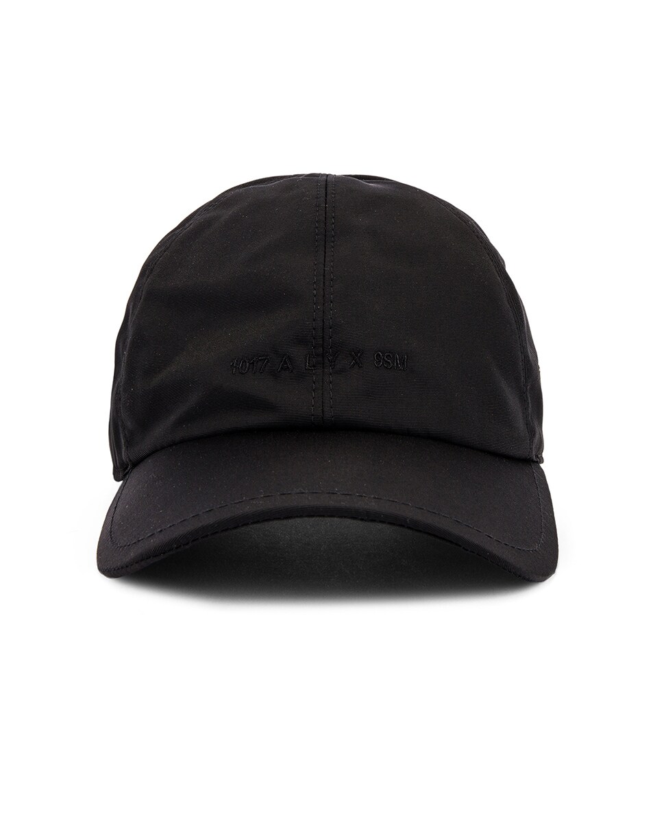 Image 1 of 1017 ALYX 9SM Nylon Buckle Baseball Cap in Black