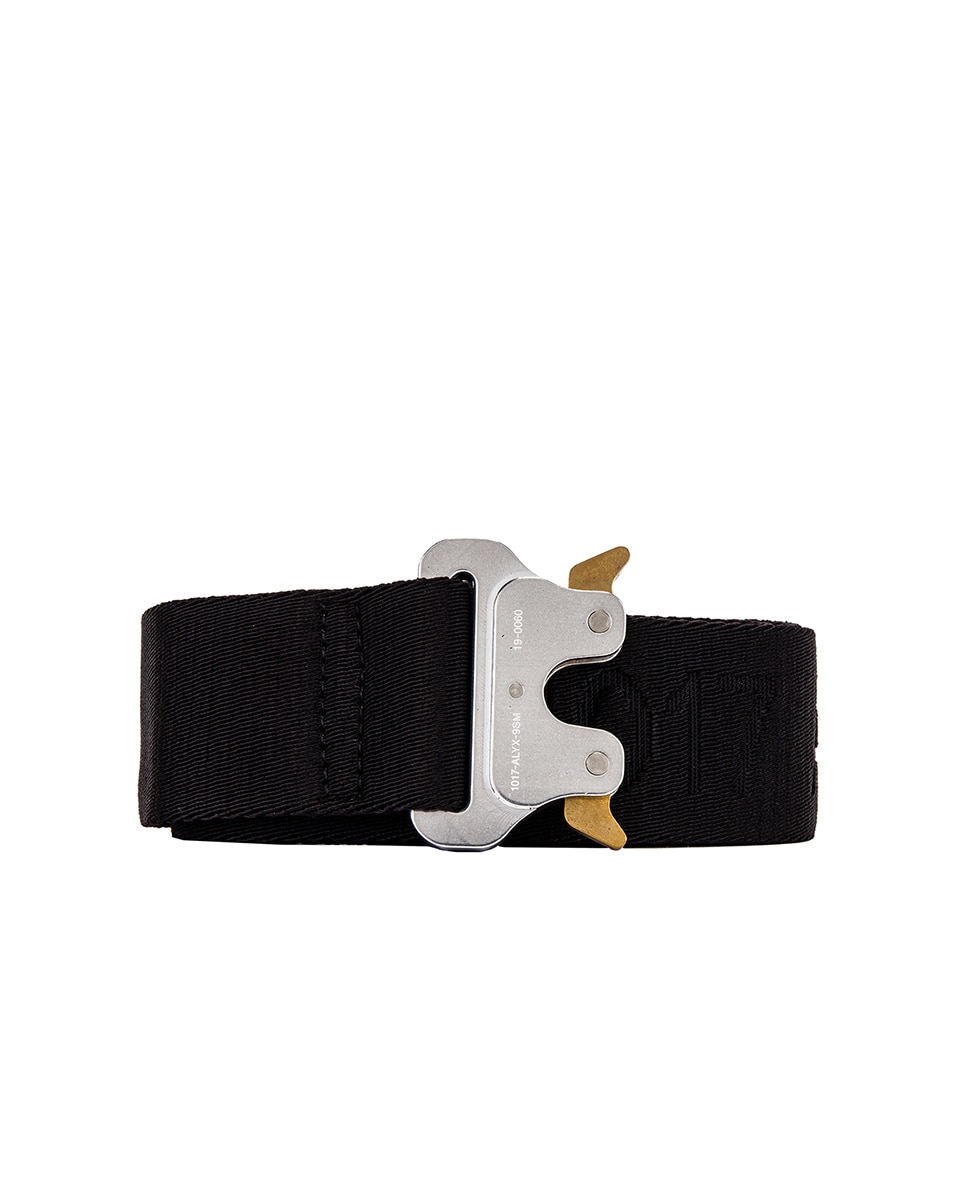 Image 1 of 1017 ALYX 9SM Classic Rollercoaster Belt With Logo in Silver