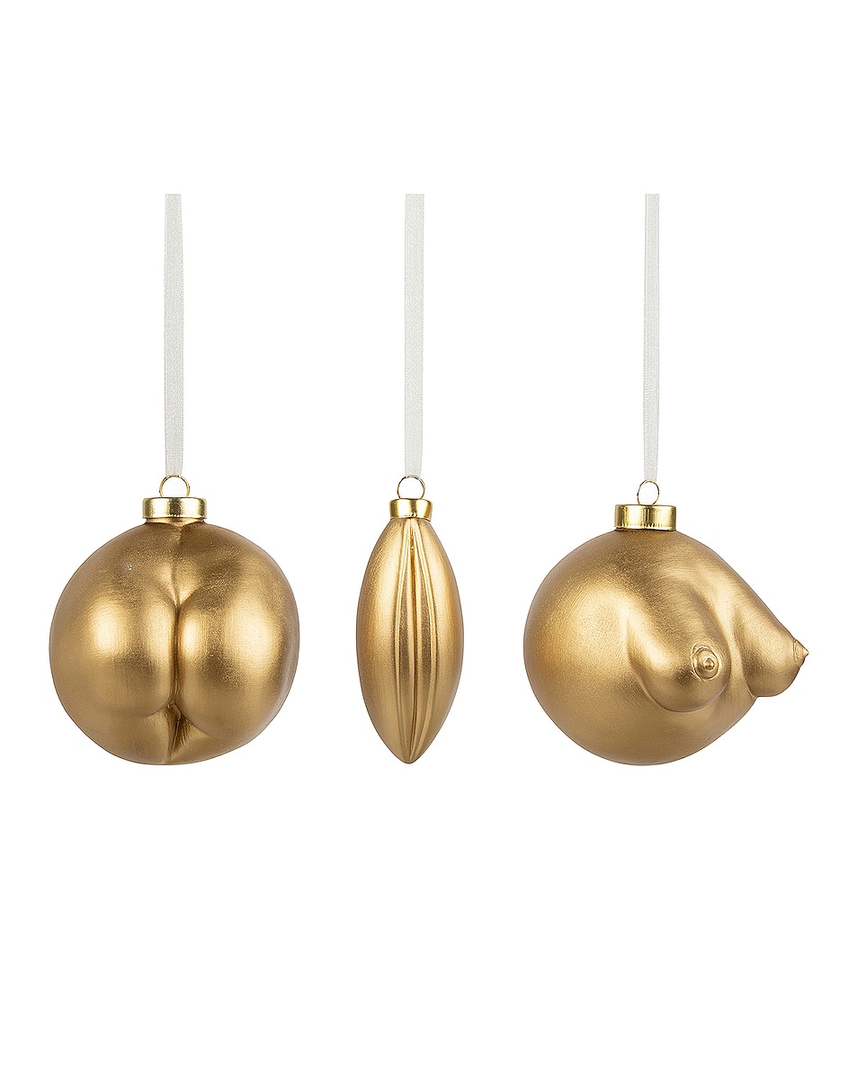 Image 1 of Anissa Kermiche Pornament Baubles Trio in Gold