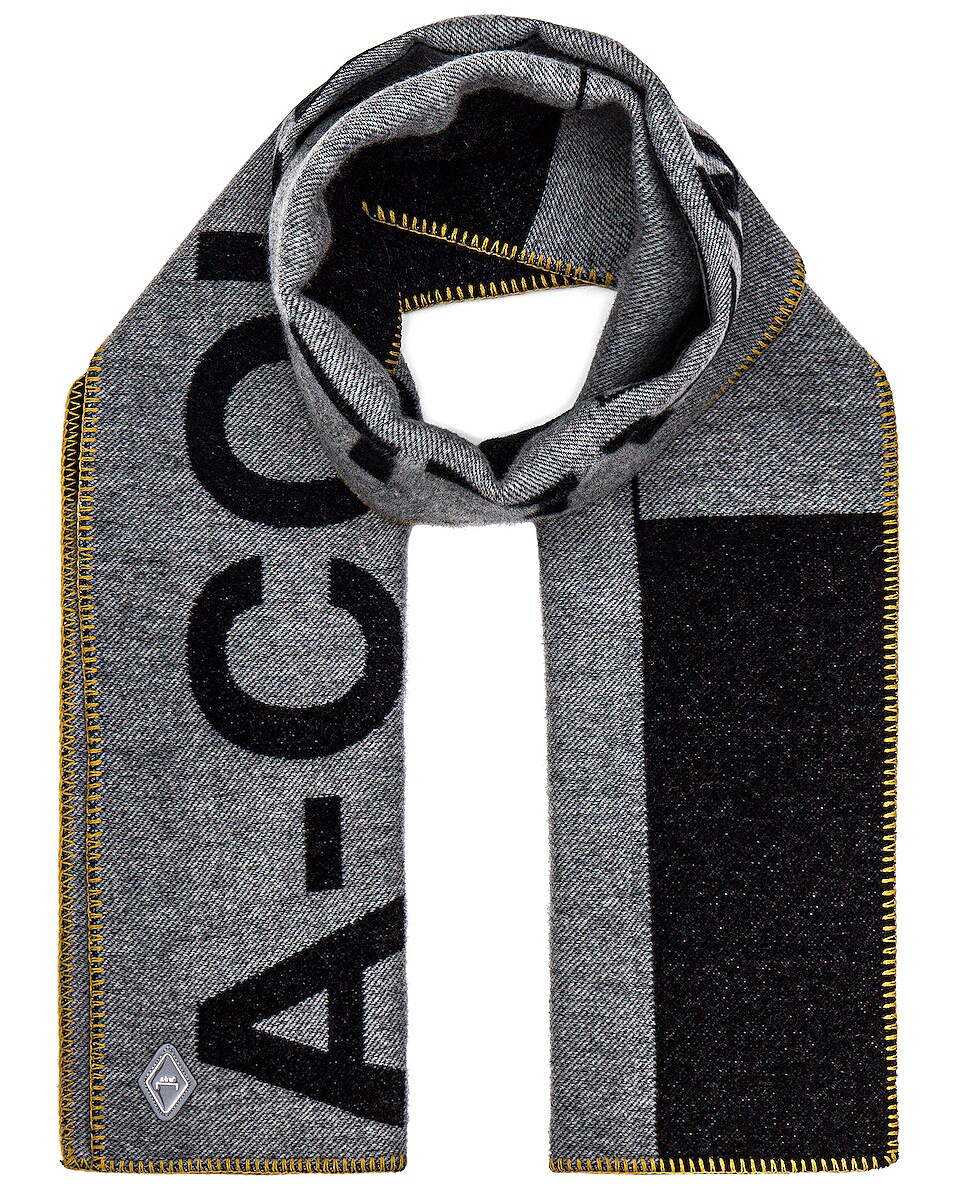 Image 1 of A-COLD-WALL* Large Logo Scarf in Black