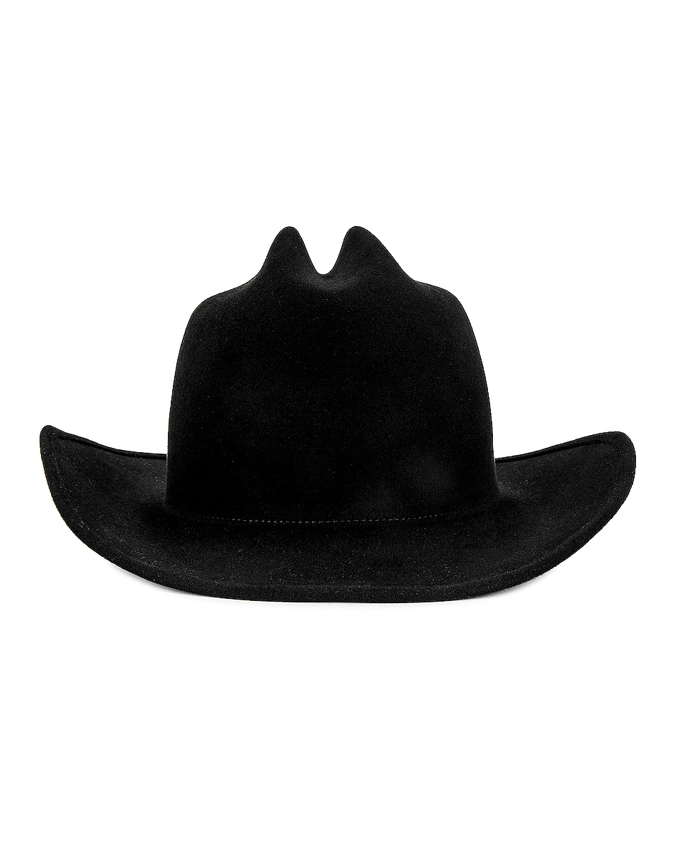 Image 1 of Alexandre Vauthier Cowboy Hat in Black