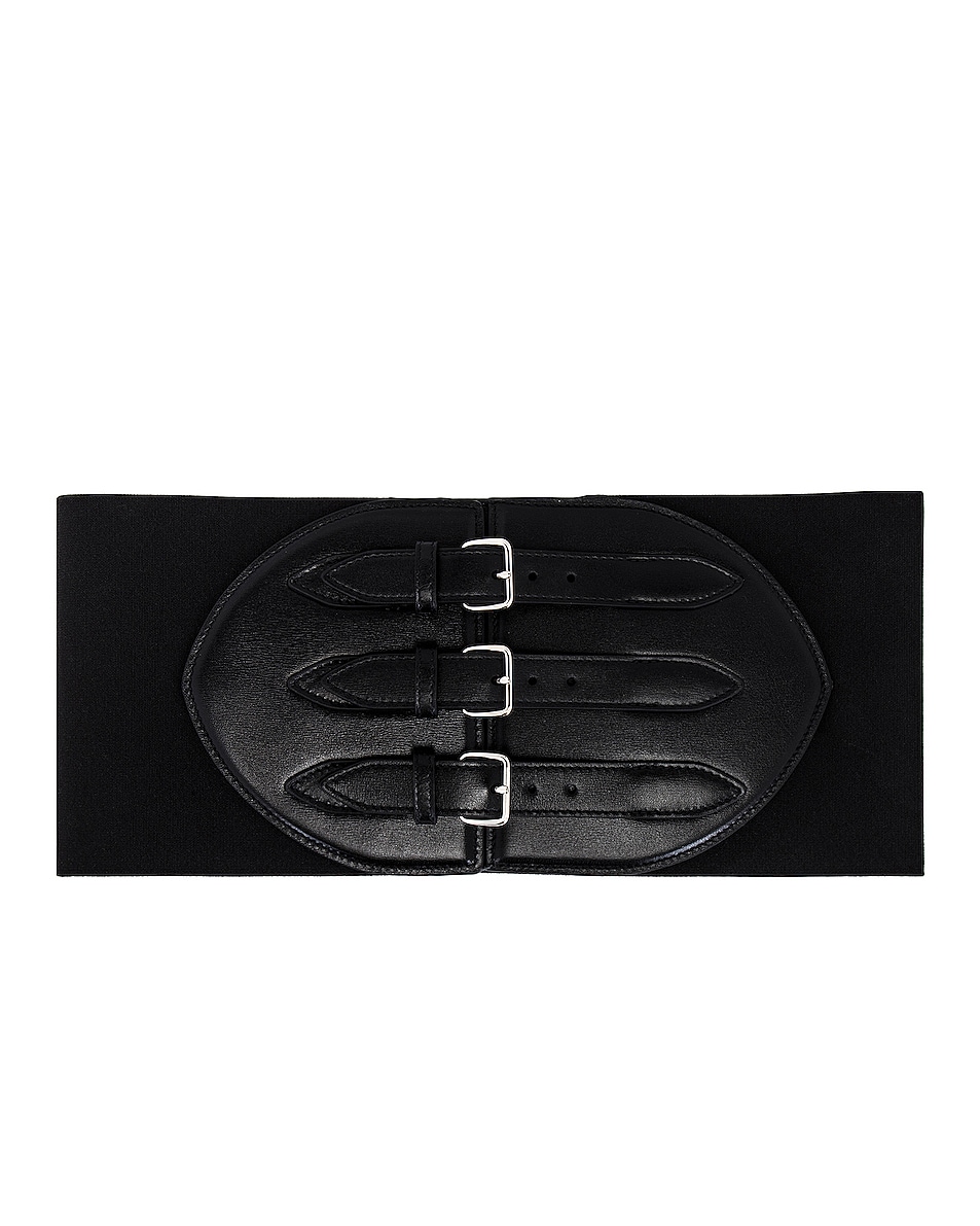 Image 1 of ALAÏA Corset Belt in Noir