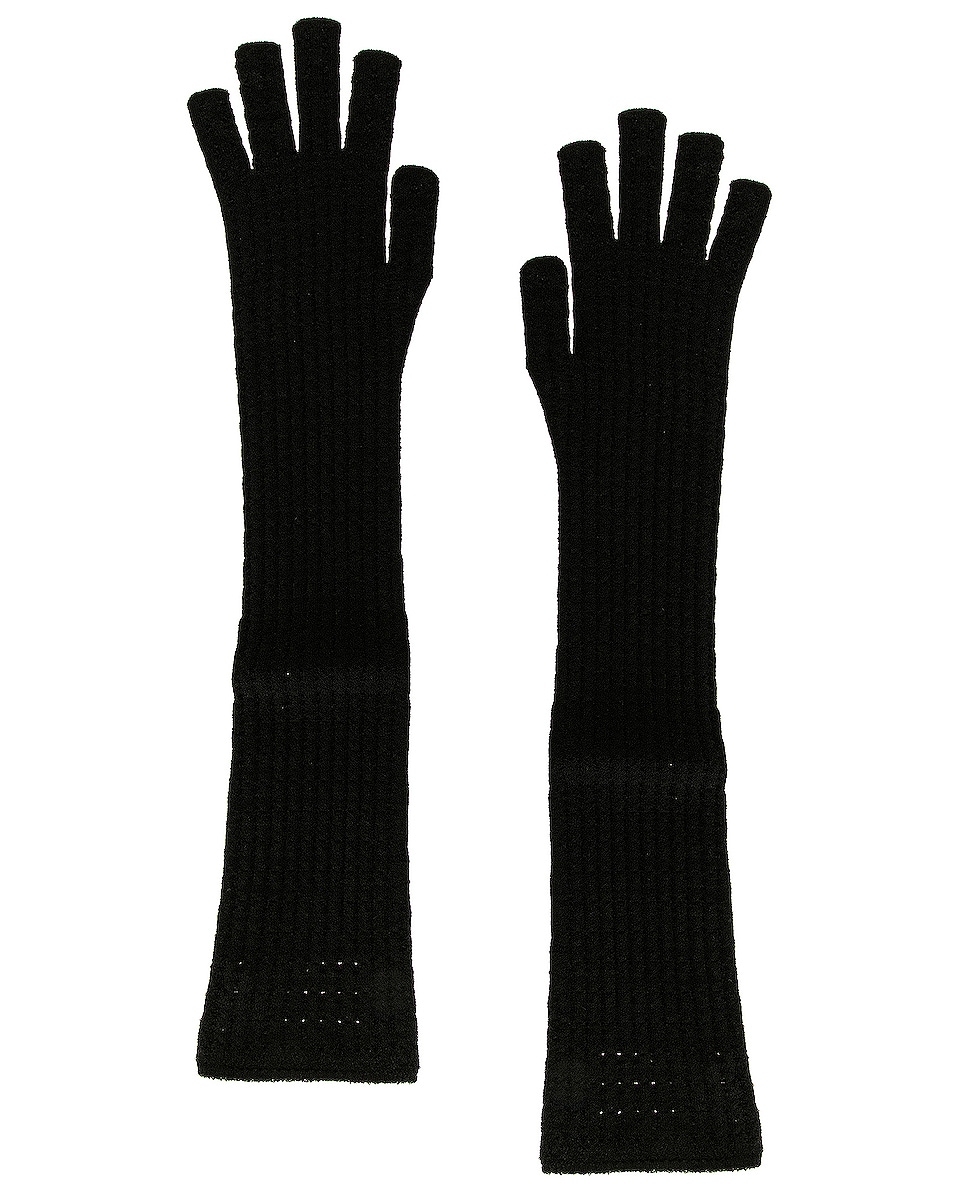 Image 1 of ALAÏA Vienne Gloves in Noir