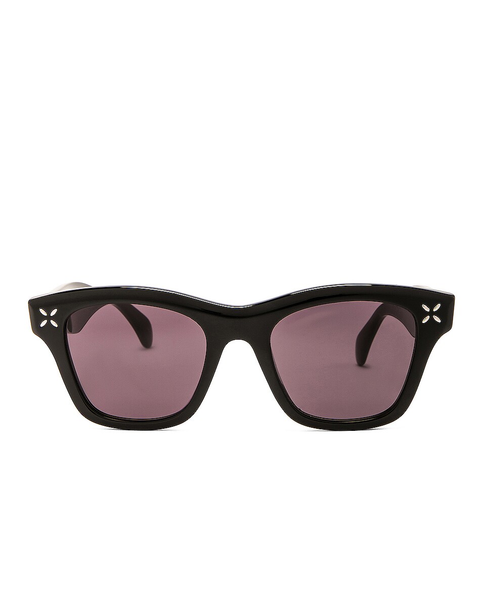 Image 1 of ALAÏA Soft Square Sunglasses in Black