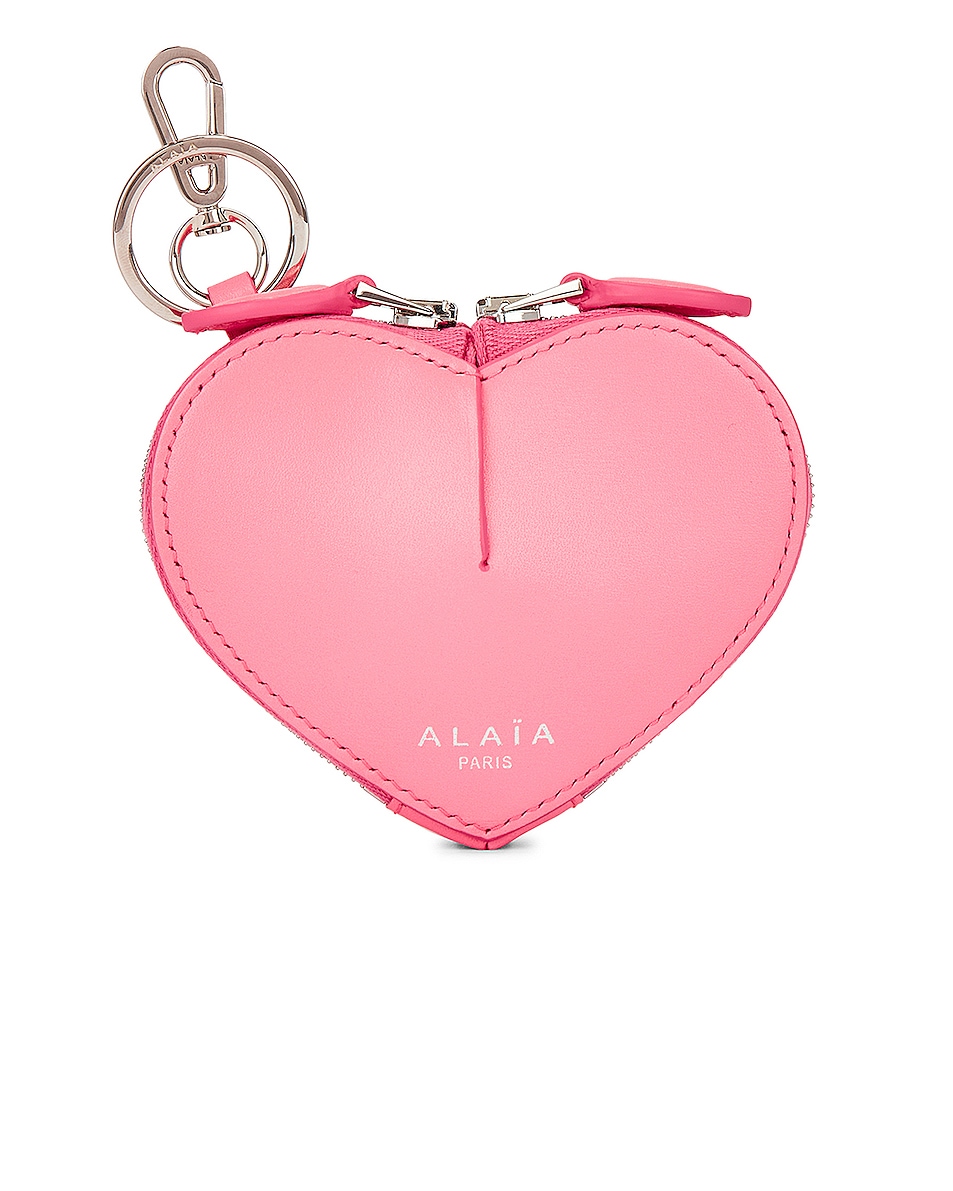 Image 1 of ALAÏA Mini Le Coeur Pouch in Candy