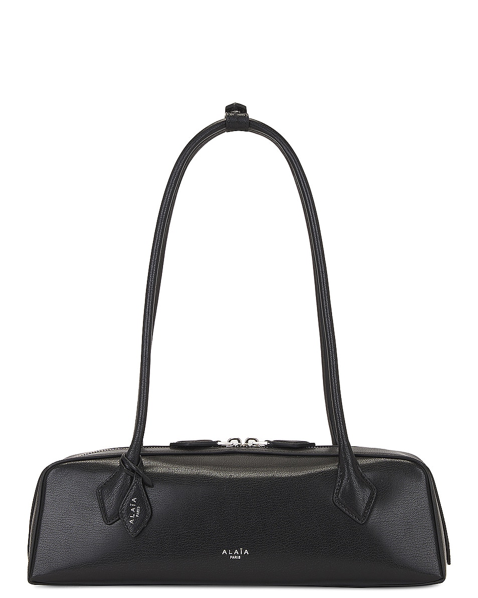 Image 1 of ALAÏA Medium Le Teckel Bag in Noir
