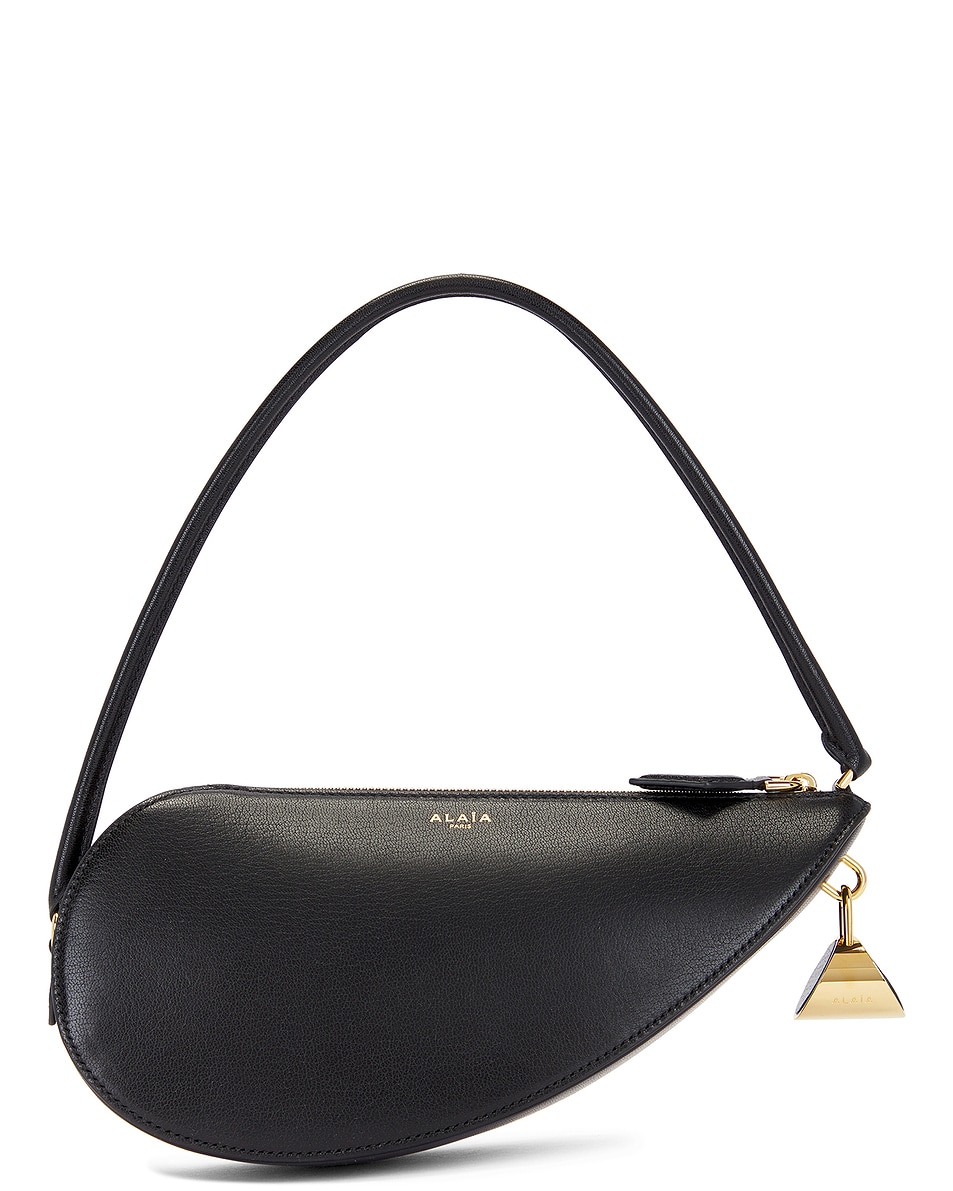 Image 1 of ALAÏA Le Demi-Coeur Bag in Noir